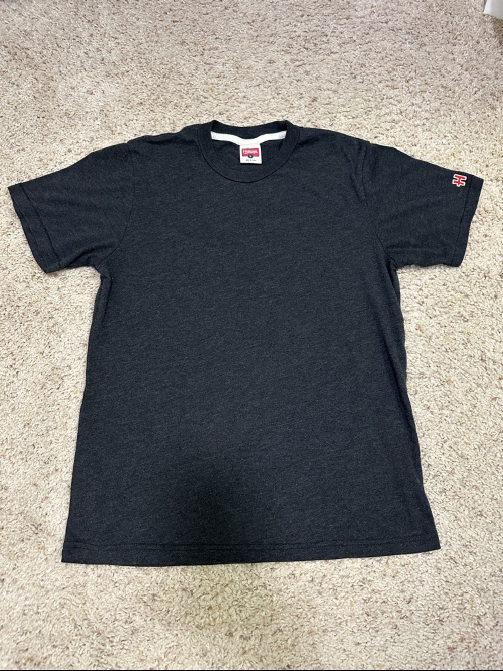 HOMAGE Charcoal Heather Short Sleeve Logo Tee